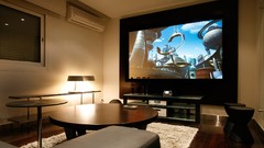 TV couch home interior