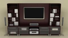 TV room LCD screens