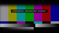 TV test pattern emergency