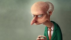 TV The Simpsons Mr. Burns Simpson the movie