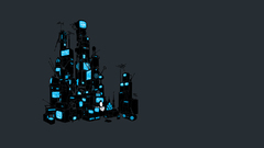 Tvs simple City abstract