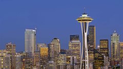 Twilight Seattle Space needle