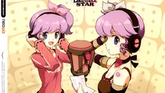 Twins bare shoulders DJ Max Portable DJ Max