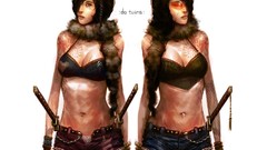 Twins goddess Warriors drawings