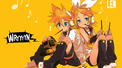 Twins kagamine rin kagamine