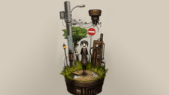 Twintails Gia (artist) Simple