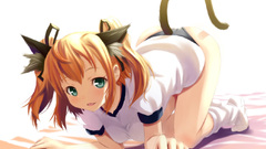 Twintails smiling kaitou tenshi