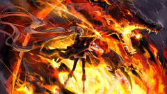 Twintails white hair hair