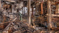 Twisted pipes abstract