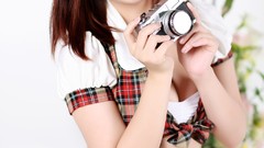 Two school asians models Korean Ryu Ji Hye