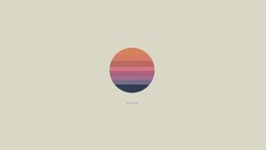 tycho Minimalism digital art Simple Background circle abstract