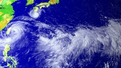 Typhoon pacific ocean
