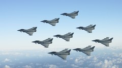 Typhoon Royal Air Force fighter jets