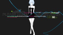 Typography anime girls