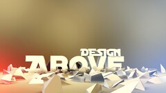Typography artwork text abstract digital art 3d render cgi