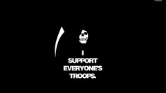 Typography black background funny troops grim reapers