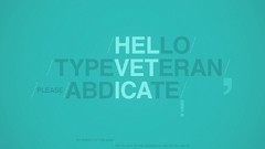 Typography blue background hello Helvetica Quotes