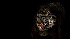 Typography Boxxy typographic portrait