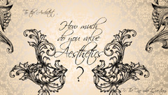 Typography calligraphy aesthethics aesthetics