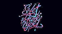 Typography calligraphy Simple Background