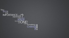 Typography change grey background Quotes