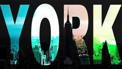 Typography cities cityscapes new york city York