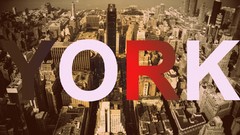 Typography cities York artwork