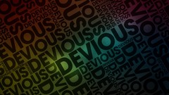 Typography colors artwork devious