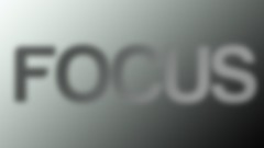 Typography depth of field