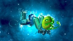 Typography digital art