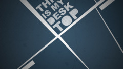 Typography digital art blue lines texture