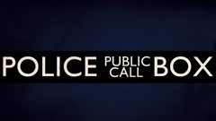 Typography Doctor Who tardis