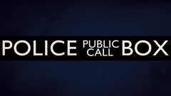 Typography Doctor Who tardis