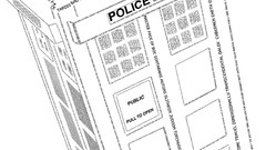 Typography Doctor Who tardis