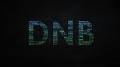 Typography drum and bass