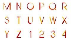 Typography font artwork