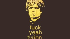 Typography Fuck funny game of thrones brown background TV 