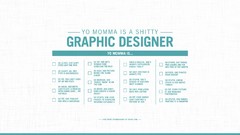 Typography funny designer Graphic Design Simple Background