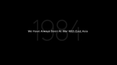 Typography George Orwell 1984