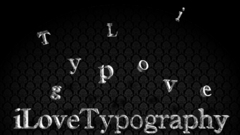 Typography grayscale monochrome