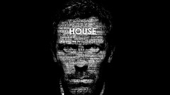 Typography gregory house typographic portrait
