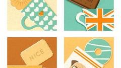 Typography illustrations minimalistic artwork