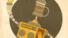 Typography illustrations minimalistic artwork