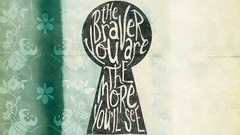 Typography keyholes inspiration