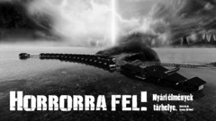 Typography landscape digital art monochrome