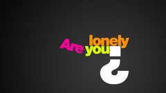 Typography lonely