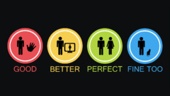 Typography Minimalism black background digital art humor