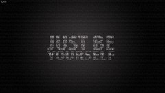 Typography monochrome letters phrase