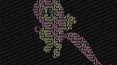 Typography ponies my little pony My Little Pony: Friendship is 