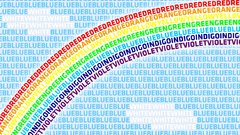 Typography rainbows